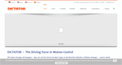 Desktop Screenshot of dictator.de
