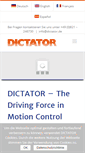 Mobile Screenshot of dictator.de